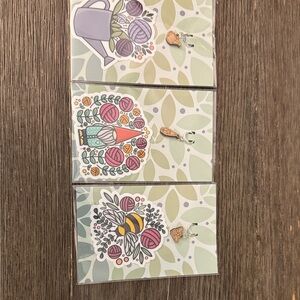 Stitch Markers and Die-cut Stickers